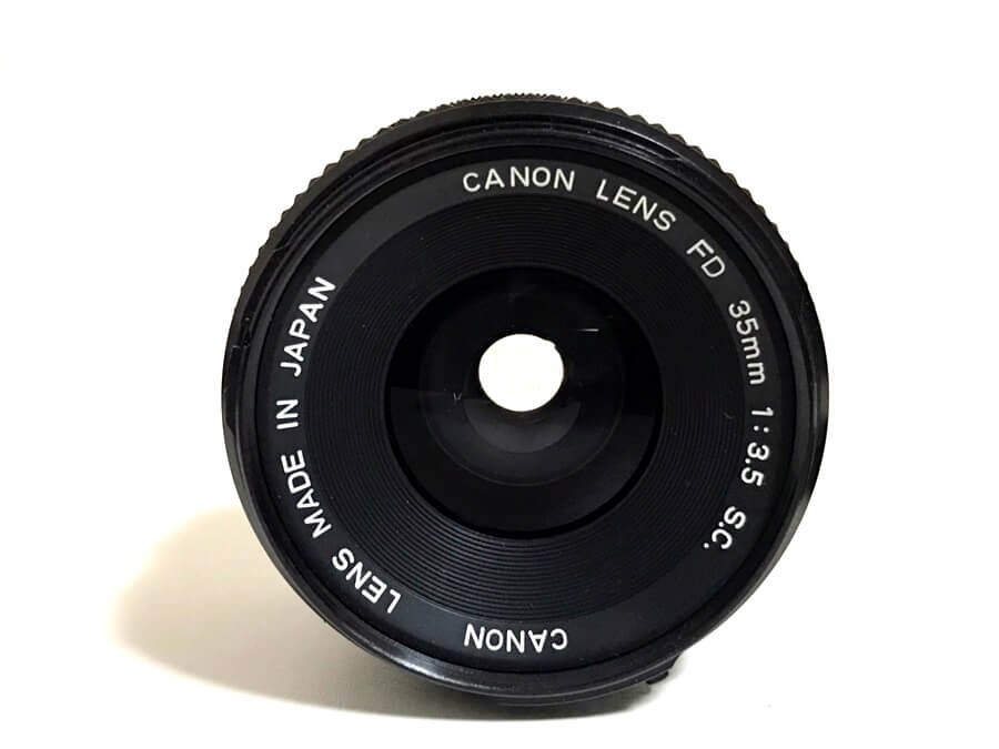 CANON(キヤノン) LENS FD 35mm F3.5 S.C.短焦点レンズ