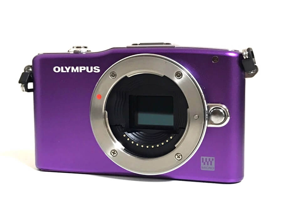 OLYMPUS PEN Mini E-PM1 パープル オリンパス ミラーレスカメラ ボディ
