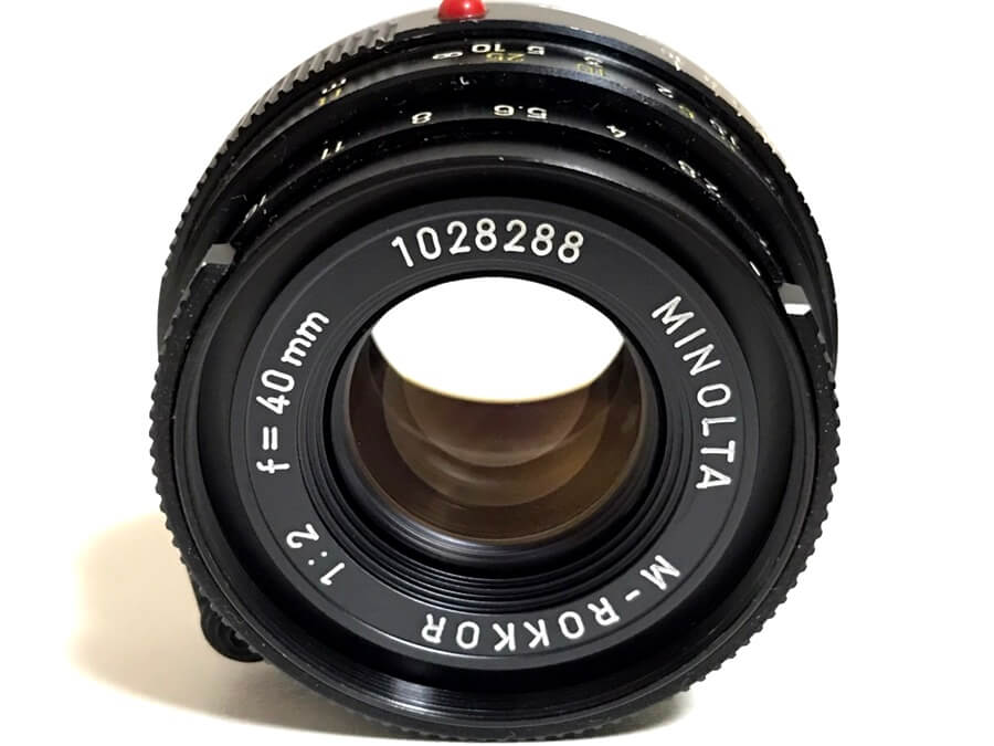 MINOLTA M-ROKKOR 40mm F2 ライカ Mマウント 短焦点レンズ
