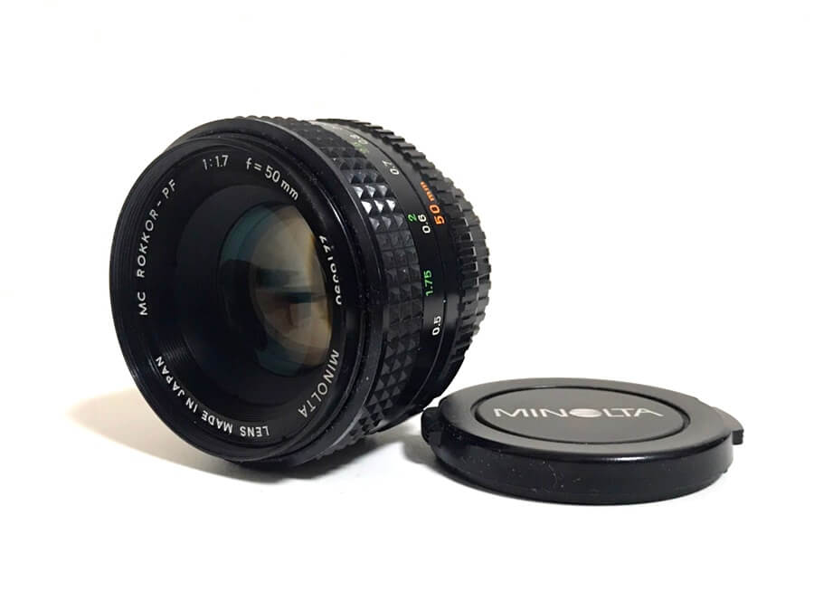 Minolta MC ROKKOR-PF 50mm f/1.7 単焦点レンズ