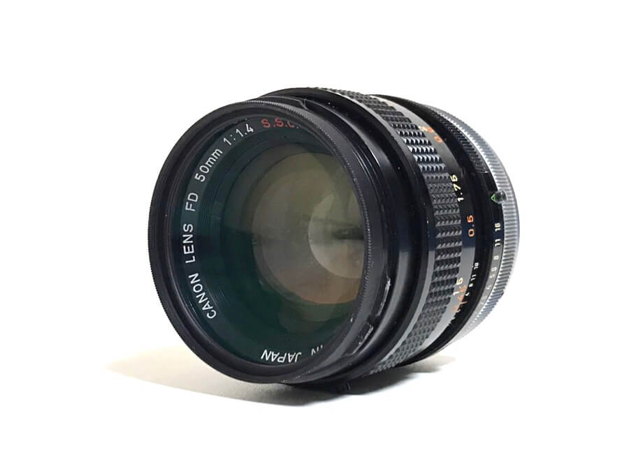 Canon FD 50mm F1.4 S.S.C.短焦点レンズ