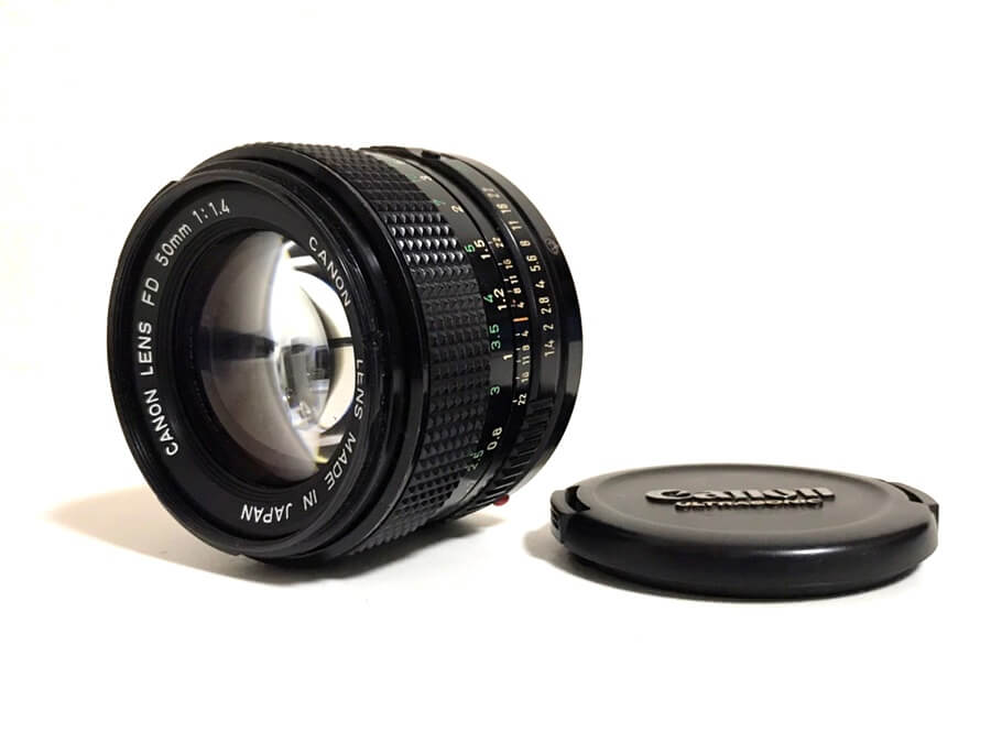 Canon LENS FD 50mm F1.4 短焦点レンズ