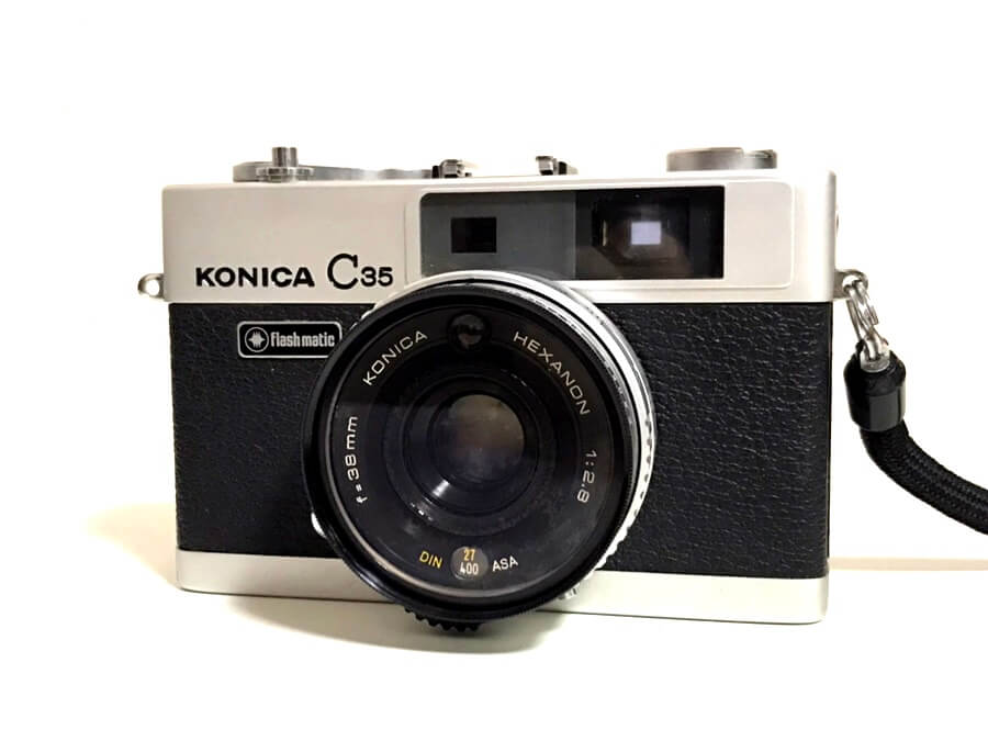 KONICA C35 Flash matic コニカ コンパクトフィルムカメラ