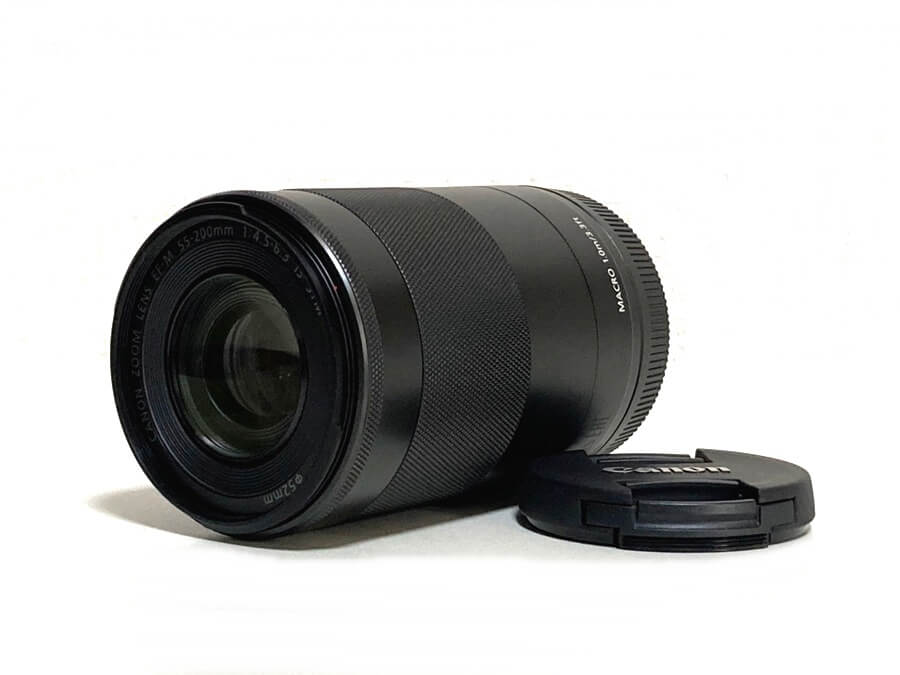 Canon EF-M 55-200mm F4.5-6.3 IS STM 望遠ズームレンズ ブラック