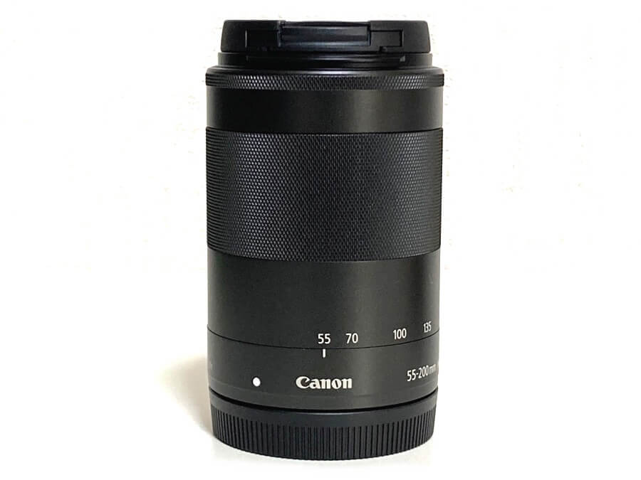 Canon EF-M 55-200mm F4.5-6.3 IS STM 望遠ズームレンズ ブラック