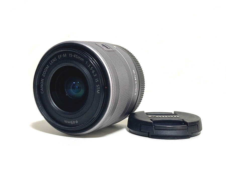 Canon EF-M 15-45mm F3.5-6.3 IS STM 標準ズームレンズ シルバー