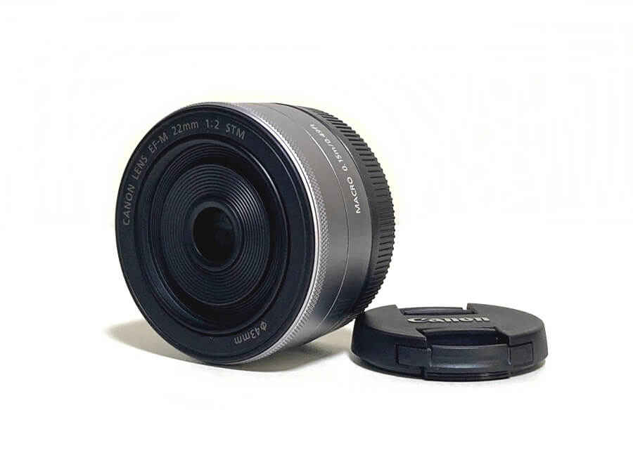 Canon EF-M 22mm F2 STM 薄型パンケーキレンズ シルバーを山口県下関市より宅配買取