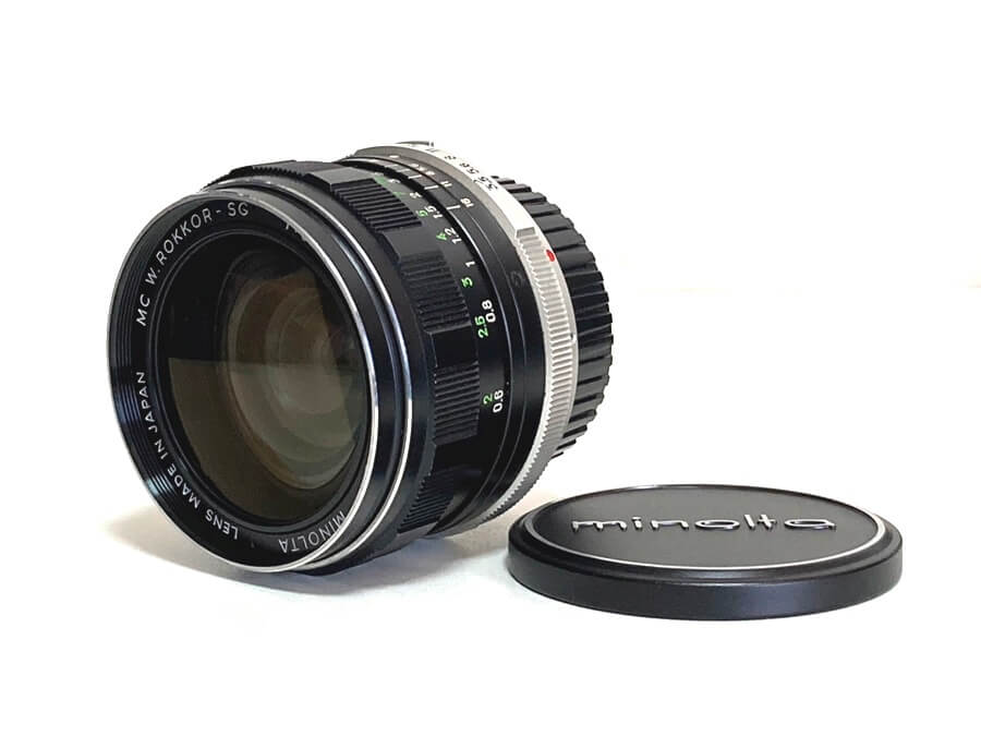 MINOLTA MC W.ROKKOR-SG 28mm F3.5 単焦点レンズを鹿児島県霧島市より宅配買取