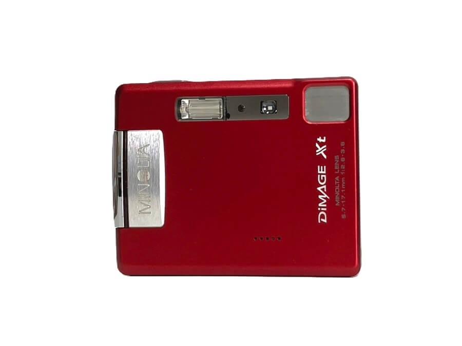 MINOLTA DiMAGE Xt コンパクトデジタルカメラ スイートレッドを福岡県太宰府市より宅配買取